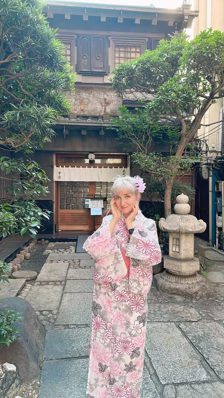 Оля в Японии